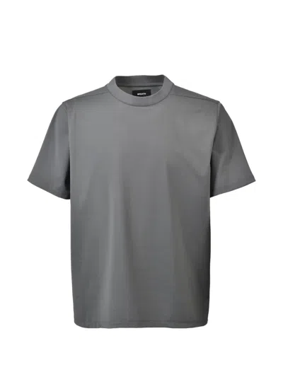Breath New Rich Silky Slim T-shirt In Gray