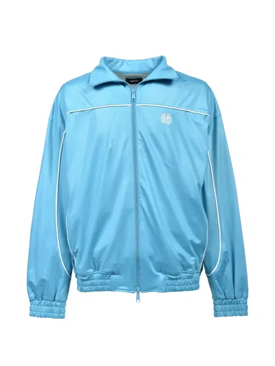Breath Piping Track Jacket In Blue