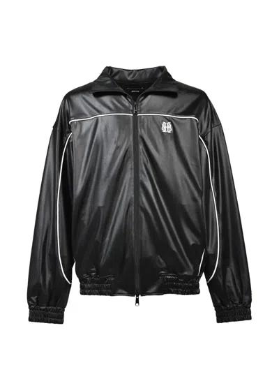 Breath Piping Zip-up Jacket In Black