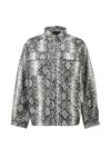 Breath Python-print Pocket Shirt In Multi