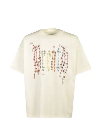 Breath Rhinestone-embellished T-shirt In White