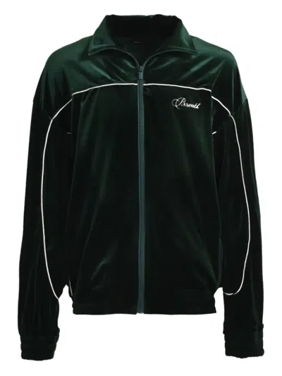 Breath Jacke Aus Samt Mit Reissverschluss In Black