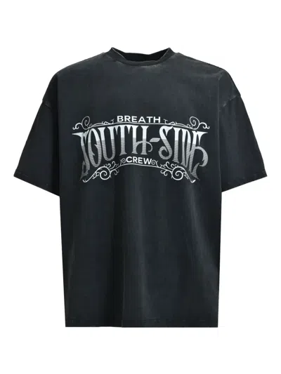 Breath South-side Crew-neck T-shirt In Black
