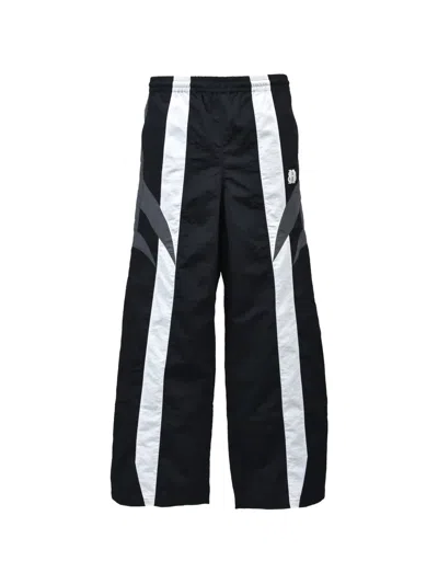 Breath Stripe Trousers In Black