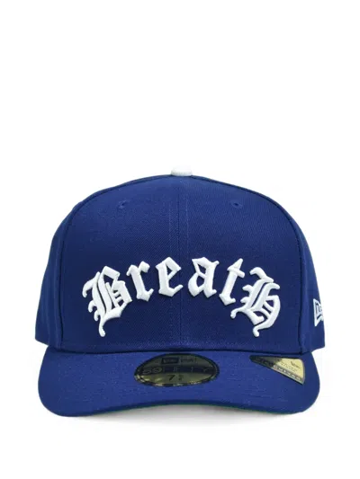 Breath X New Era Old English 59fifty Cap In Blue
