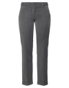 Brebis Noir Woman Pants Lead Size 8 Polyester, Viscose, Elastane In Grey