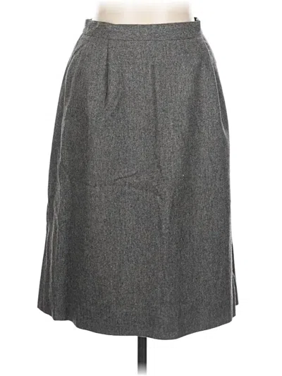 Pre-owned Breckenridge Formal Skirt In Gray