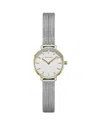 Breda Beverly Mesh Strap Watch, 25mm In Gray
