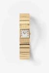 Breda Groove Metal Bracelet Watch In White