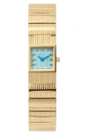 Breda Groove Metal Bracelet Watch In Turquiose, Women's At Urban Outfitters