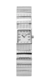 Breda Groove Metal Bracelet Watch In 银色
