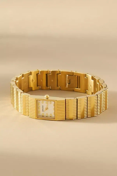 Breda Groove Watch In Gold