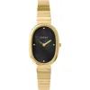 Breda Jane Genuine Stone Dial Gold Bracelet Watch In Gold