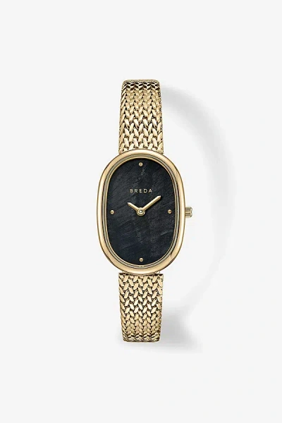 BREDA JANE TETHERED MESH BRACELET ANALOG QUARTZ 23MM WATCH IN GOLD AND METAL, WOMEN'S AT URBAN OUTFITTERS