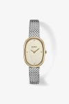 Breda Jane Tethered Mesh Bracelet Analog Quartz 23mm Watch In Silver And Metal, Women's At Urban Outfitter In Multi