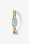 Breda Jane Tethered Mesh Bracelet Seiko Quartz 18mm Watch In Gold And Metal, Women's At Urban Outfitters