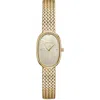 Breda Jane Tethered Mesh Strap Watch, 18mm In Gold