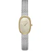 Breda Jane Tethered Mesh Strap Watch, 18mm In Metallic