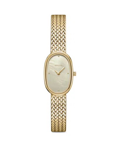 Breda Jane Tethered Watch, 10mm X 18mm In Yellow