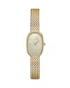 Breda Jane Tethered Mesh Strap Watch, 18mm In Gold