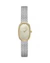 Breda Jane Tethered Mesh Strap Watch, 18mm In Metallic