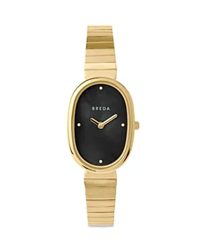 Breda Jane Watch, 23mm In Black/gold