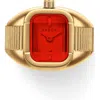 Breda Nocturne Watchring In 18k Goldlated