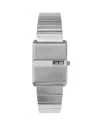 Breda Pulse Stainless Steel Metal Bracelet Quartz Watch In Silver, Men's At Urban Outfitters In Silver