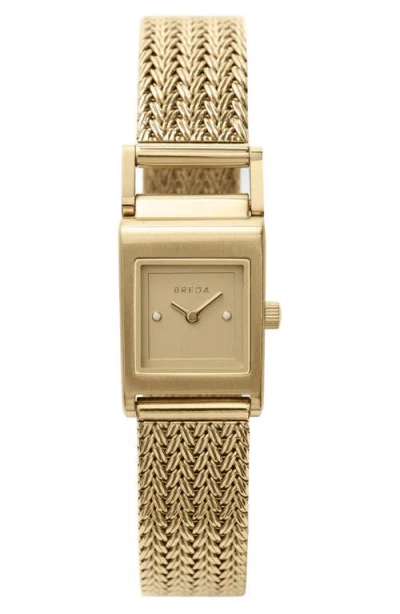 Breda Revel Mesh Strap Watch, 18mm