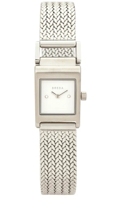 Breda Revel Tethered Watch In 银色