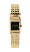 Breda Women's Black & 18k Gold-plated Revel Bracelet Watch In 金黄&黑色