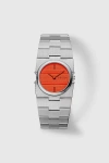 Breda Sync Quartz Bracelet Watch In Silver And Metal At Urban Outfitters In Silver And Red