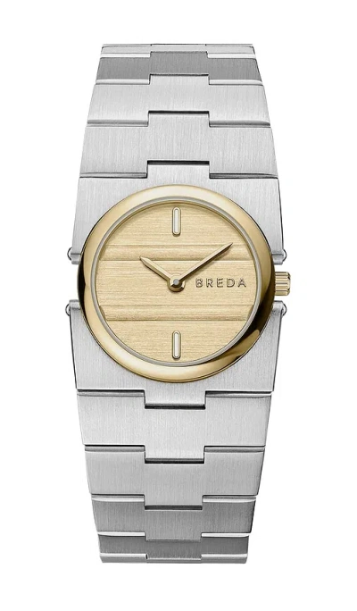 Breda Sync Watch In Silver & Gold
