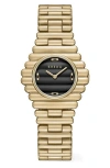 Breda The Coda Midnight Black Bracelet Watch, 32mm In 18k Gold Plated
