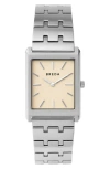 Breda Virgil Bracelet Watch, 26mm In Silver/ Silver/ Champagnednu