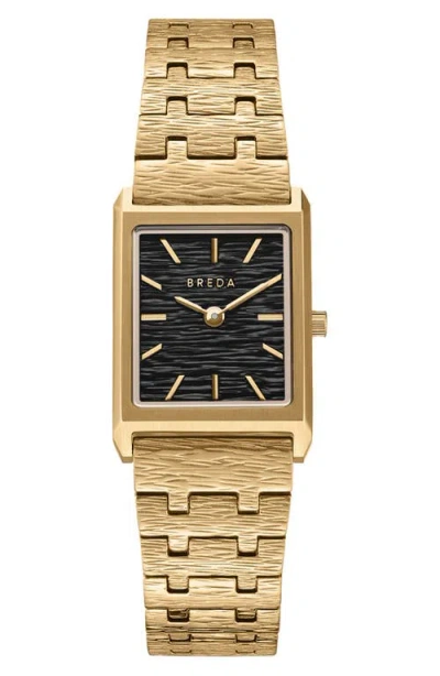 Breda Virgil (revival) Watch, 20mm X 28mm In Black/gold