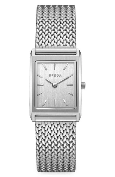 Breda Virgil Tethered Mesh Strap Watch, 20mm