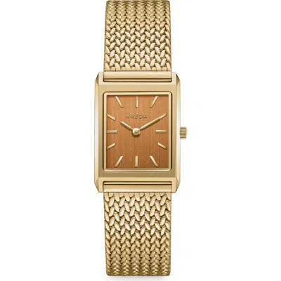 BREDA BREDA VIRGIL TETHERED MESH STRAP WATCH, 20MM