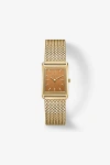 Breda Virgil Tethered Metal Watch In Gold And Metal, Men's At Urban Outfitters