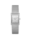 Breda Virgil Tethered Mesh Strap Watch, 20mm In Metallic