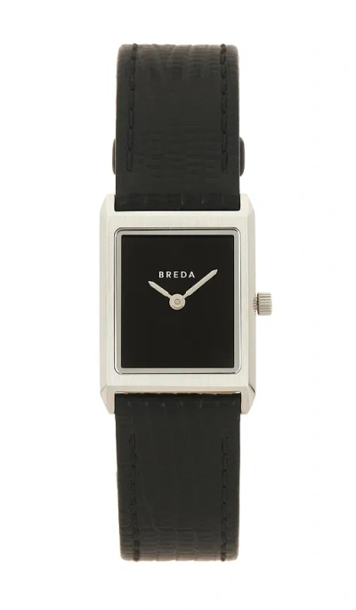 Breda Virgil Watch In 黑色&银色
