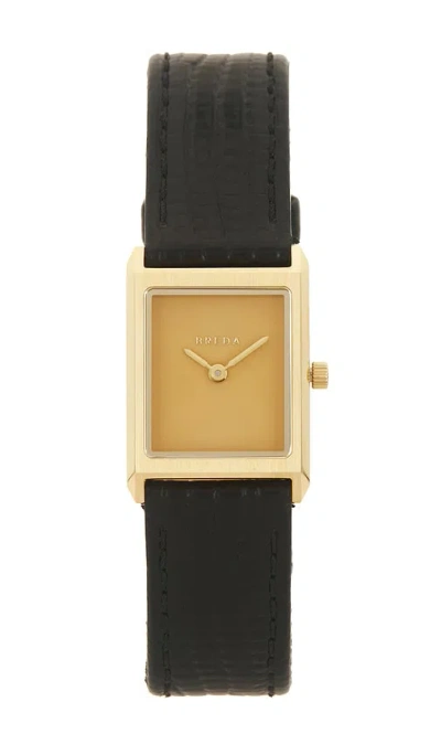 Breda Virgil Watch In 黑色&金黄色