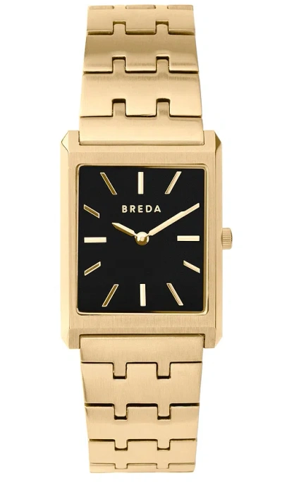 Breda Virgil Watch In Gold & Black