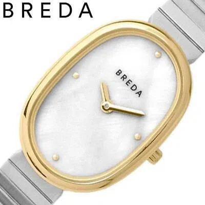 Pre-owned Breda [] Watch Jane 1741b Ladies Silver From Japan