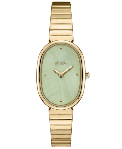 BREDA WOMEN'S 'JANE' GOLD STAINLESS STEEL BRACELET WATCH, 23MM