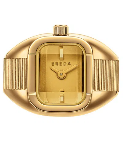 Breda Women's 'nocturne' Gold Expandable Ring Watch, 16mm