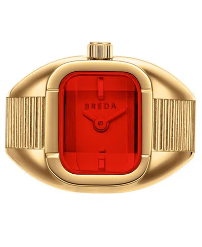 Breda Women's 'nocturne' Gold Expandable Ring Watch, 16mm