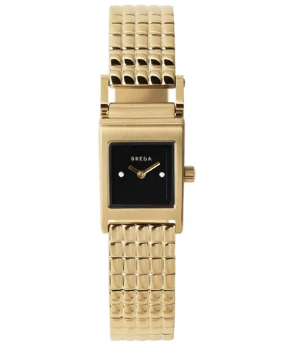 Breda Women's 'revel' Gold Stainless Steel Bracelet Watch, 18mm