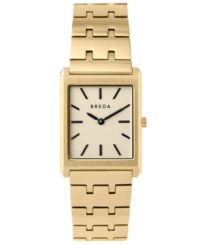 Breda Women's 'virgil' Gold Stainless Steel Bracelet Watch, 26mm