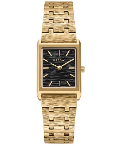 Breda Women's 'virgil Revival' Gold Stainless Steel Bracelet Watch, 20mm